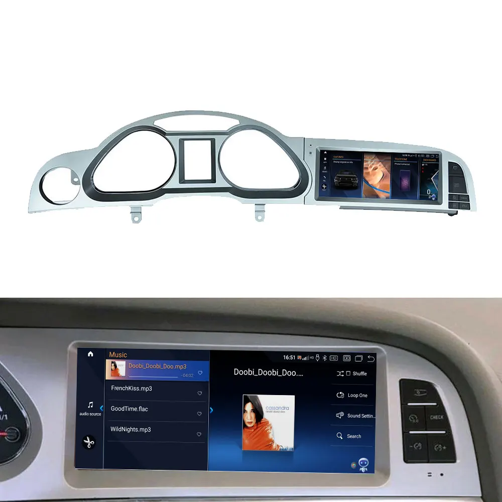 10.25 Android 11 Car DVD Player for   Q7 2005-2015 GPS Navigation   Car Radio WIFI USB CarPlay Wifi 4G