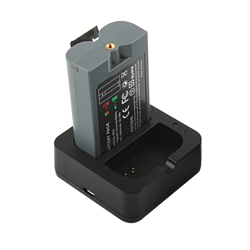 เครื่องชาร์จแบตเตอรี่แบบ USB คู่ V4 สำหรับริงวิดีโอโดร์เบลล์ 2/3/4,สปอตไลท์แคมและแบตเตอรี่กล้องแบบติดตั้งบนแท่น