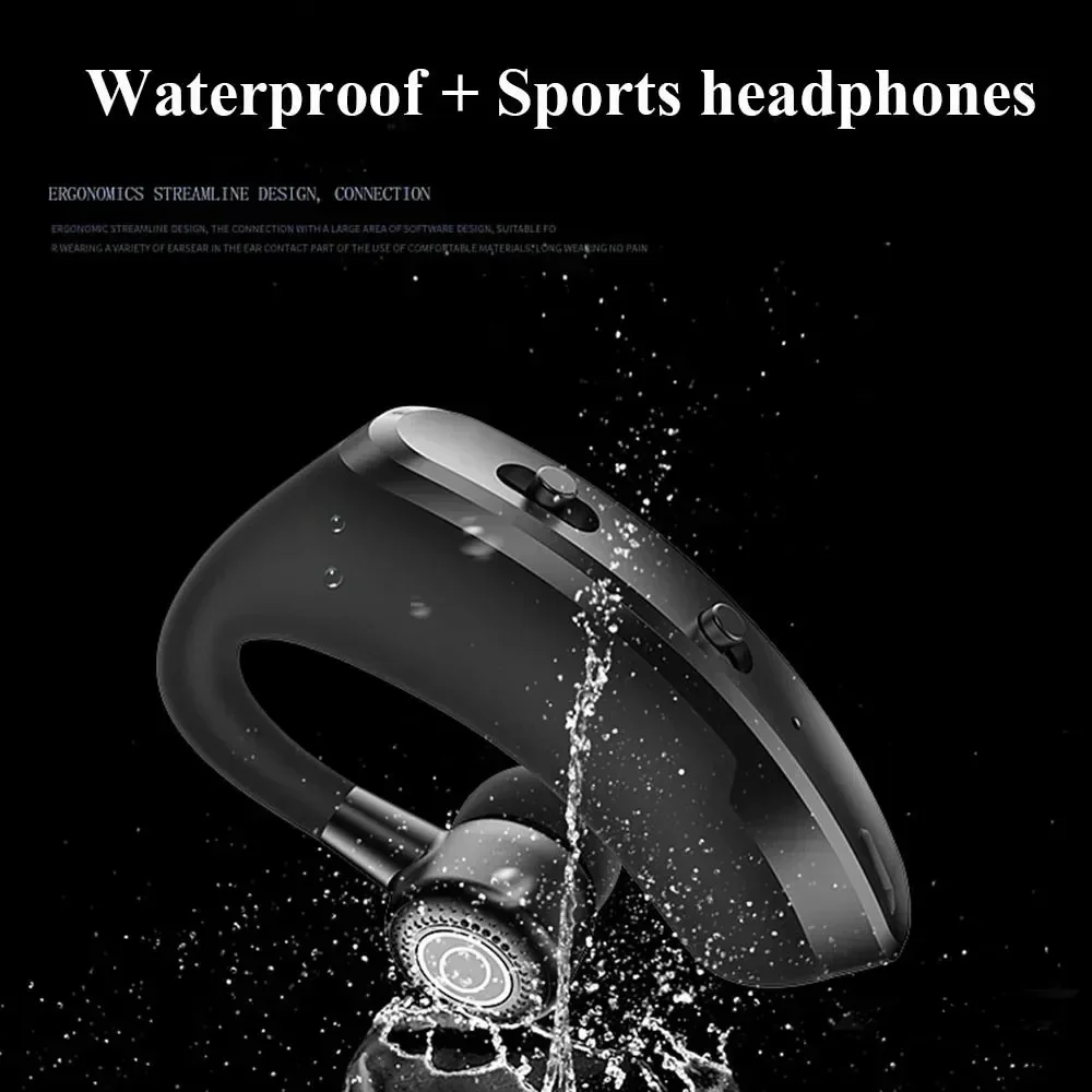 

wireless headset Business earphones for iphone Bluetooth headphones headset Drive Call Sports Handsfree Samsung V9 earphones