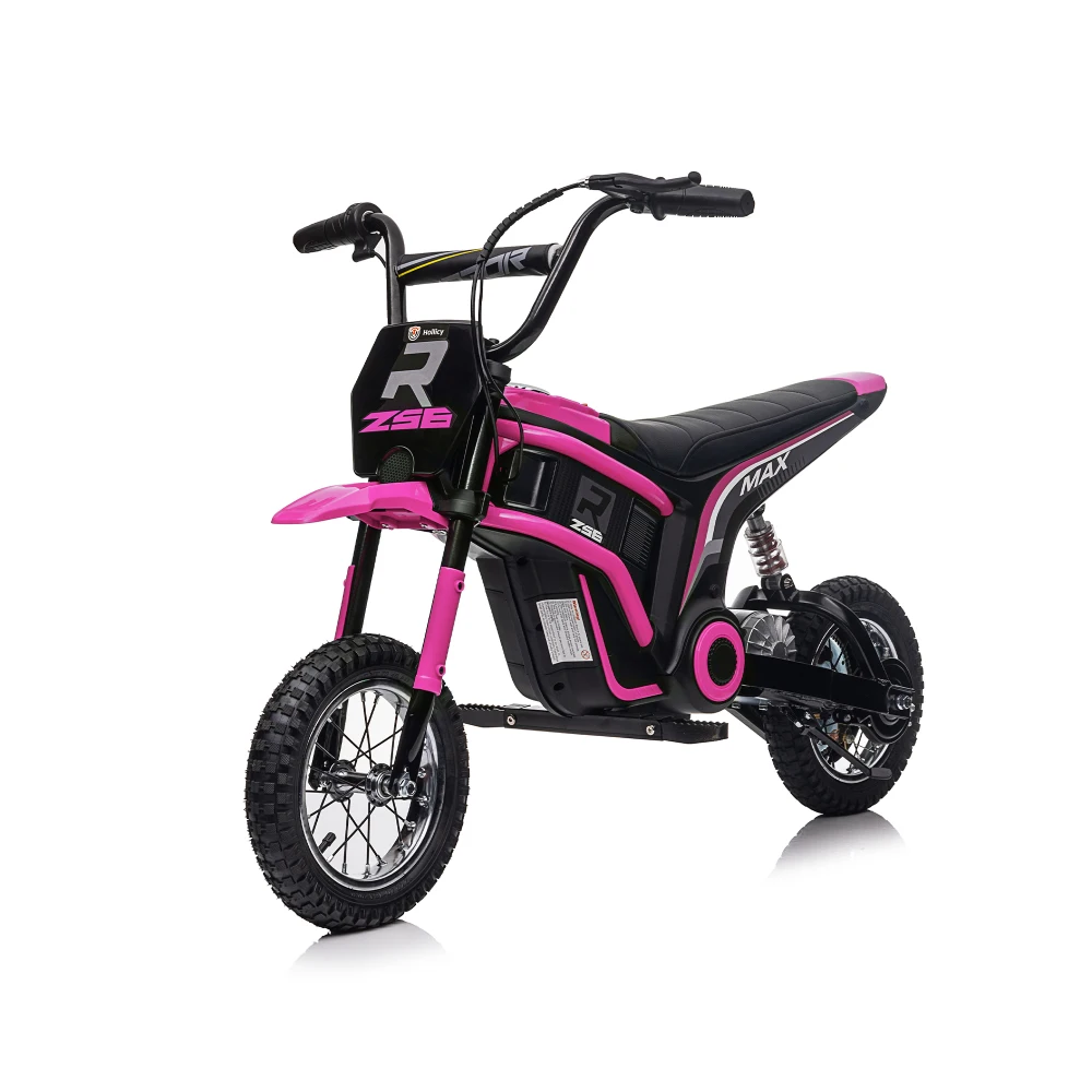 24V14ah Kids Ride On 24V Electric Toy Motocross Motorcycle Dirt Bike-XXL large,Speeds up to 14.29MPH,Dual Suspension