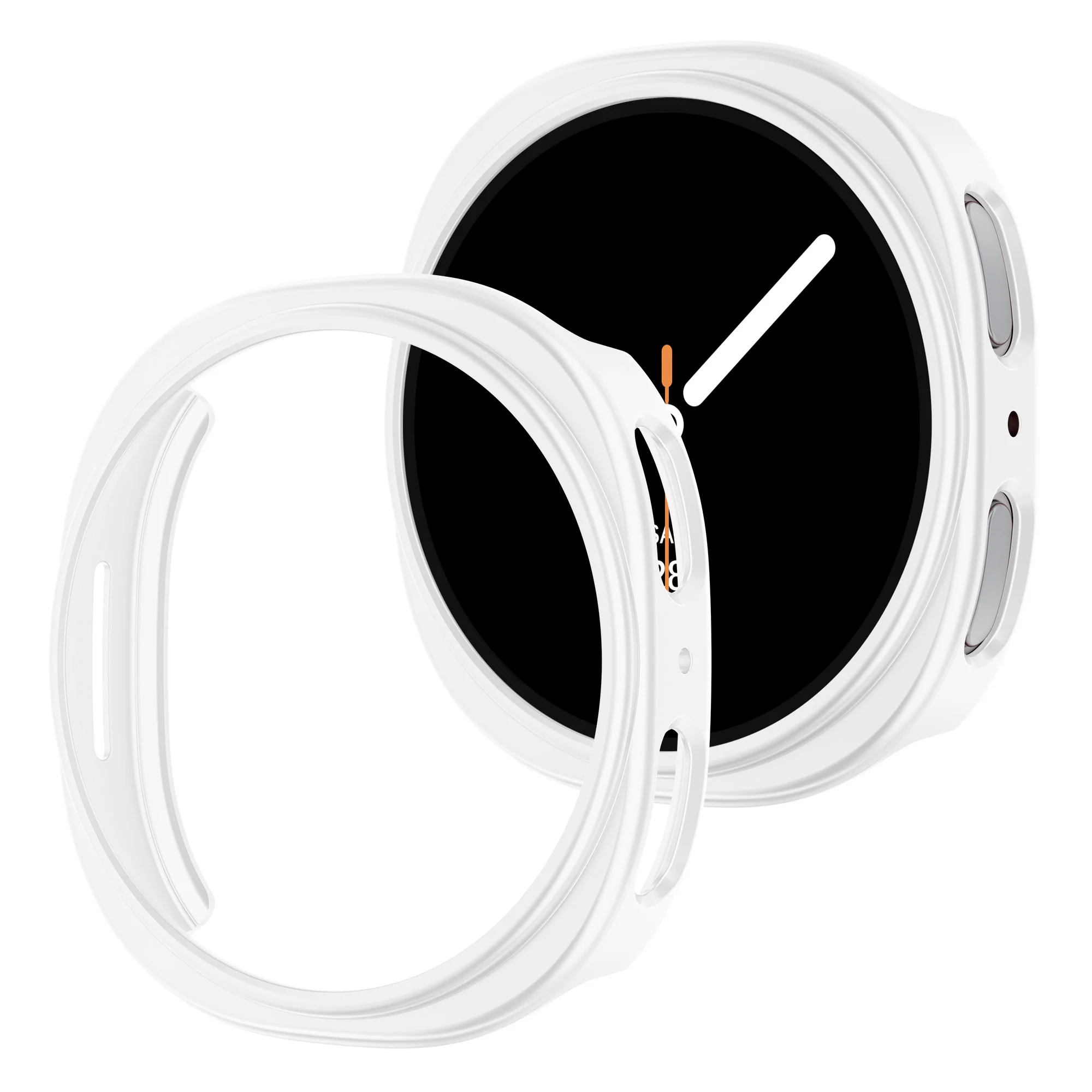 삼성 갤럭시 워치 8 40mm 44mm 액세서리용 하드 중공 프레임 보호 범퍼, 갤럭시 워치 8 46mm 커버용