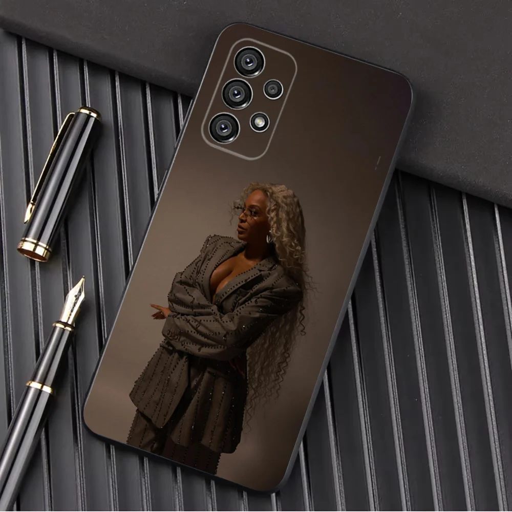 حافظة لهاتف سامسونج جالاكسي A13، A21s، A22، A31، A32، A52، A53، A71، A80، A91 غلاف أسود ناعم