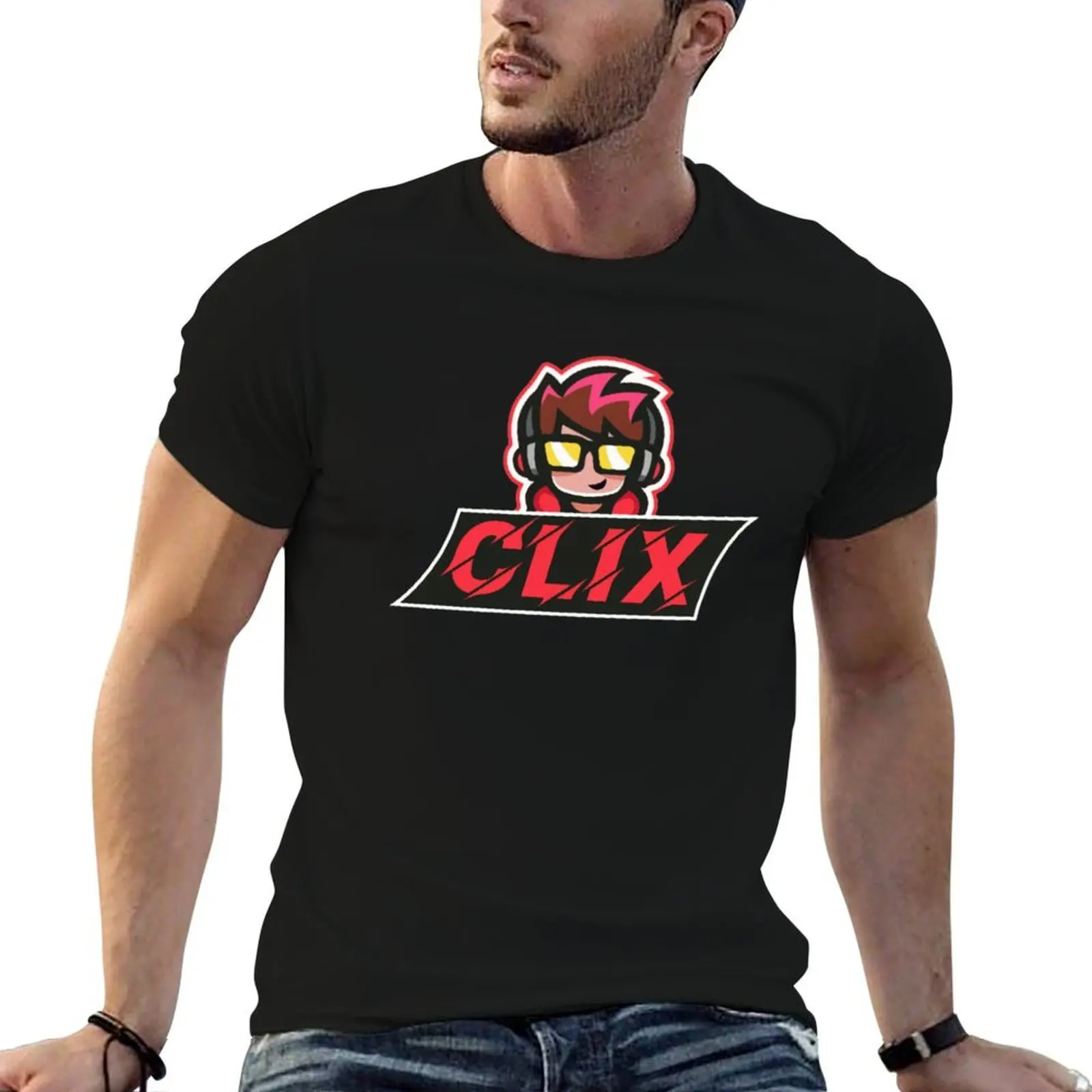 

Mis-fits Clix T-Shirt anime t shirts oversize man t shirt cotton high quality funny t shirts cotton T-shirt
