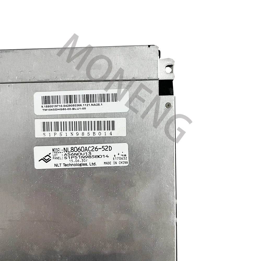 100% New Original Grade A+ NL8060AC26-52D 10.4 Inch LCD Display Screen Panel 800*600 Full Tested Fast Shipping