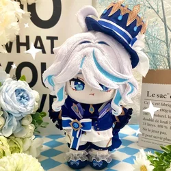 Anime oyunu Genshin darbe Furina Kawaii Cosplay peluş dolması bebekler giyinmek giyim Plushies karikatür çocuklar DIY oyuncaklar bebek hediye