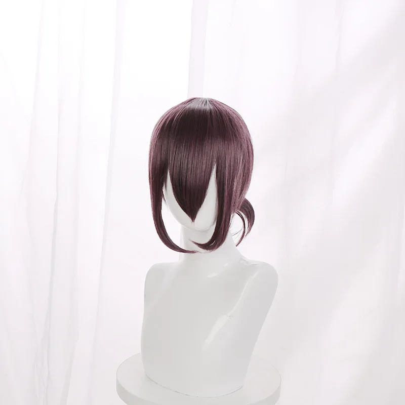 Leise Cosplay Wig, Chainsaw Man, Devil, Black And Purple, One-piece Braided Style