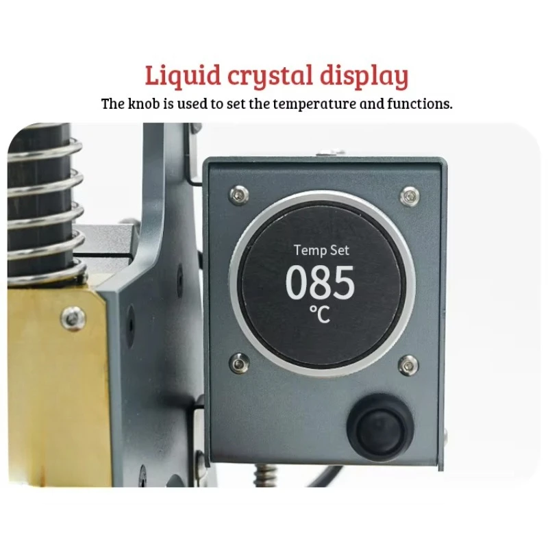 Digital Hot Foil Stamping Press Machine for Leather Tags Pencils Paper Cards Gold Foil Printing and Logo Embossing