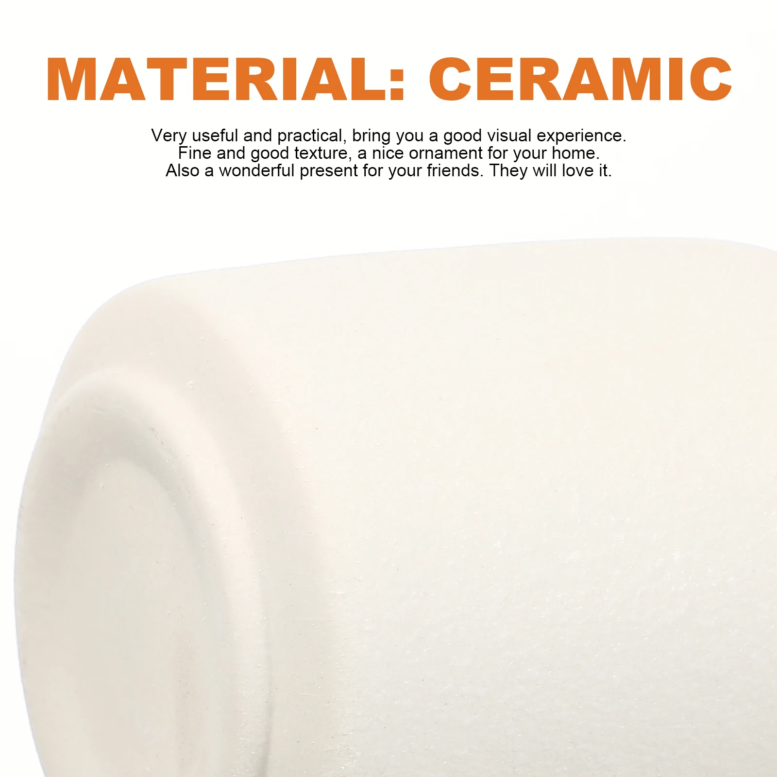 

1Pcs Ceramic Vase Delicate Simple Style Home Adornment Office Decoration Creative Flower Container Visual Experience