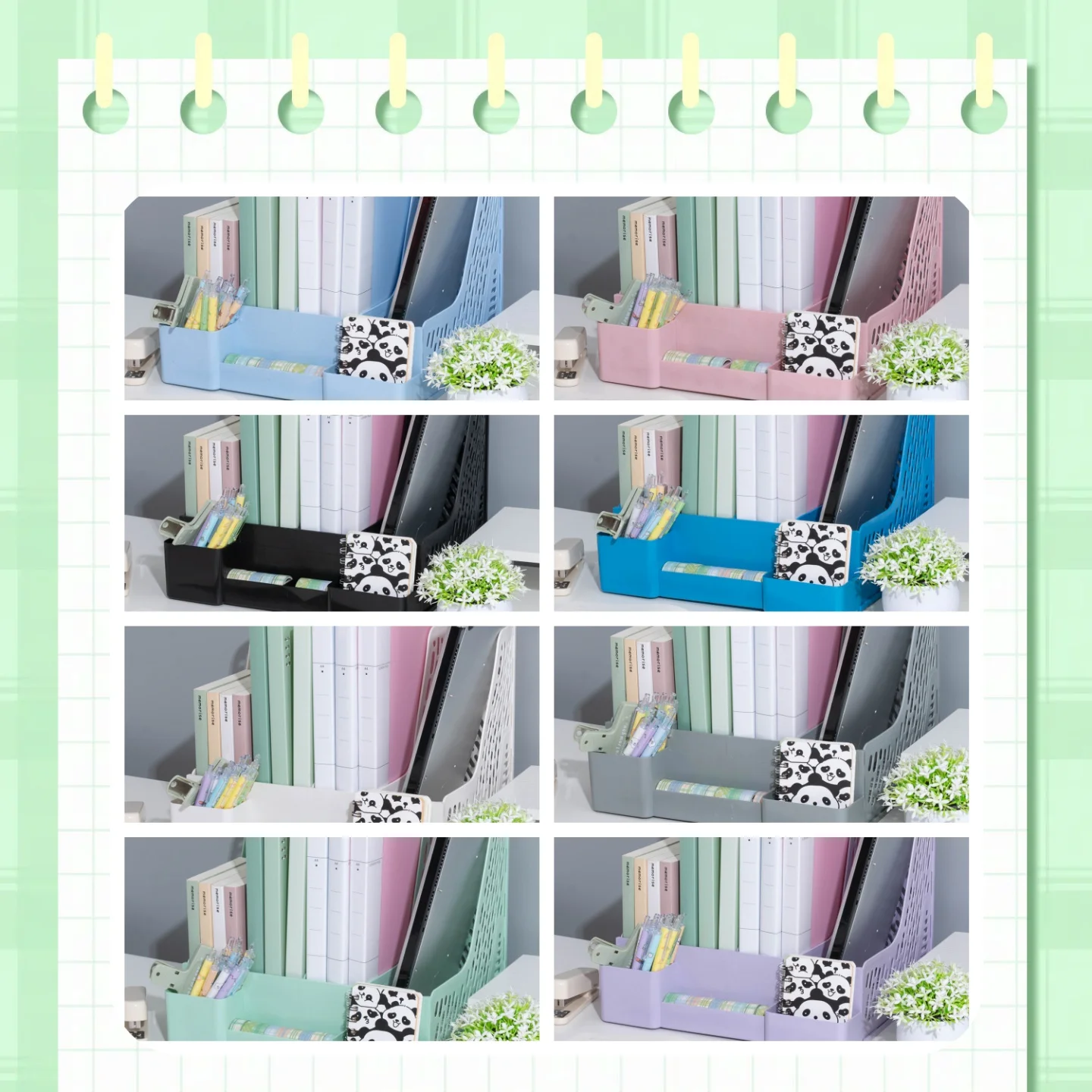 

Настольный утолщенный ящик для хранения файлов, папка, подставка для книг, офисный стол, архив для хранения документов, книжная полка-органайзер