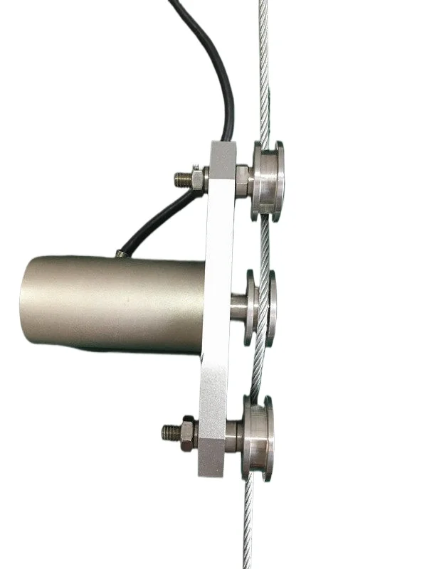 Wire rope tension testing instrument