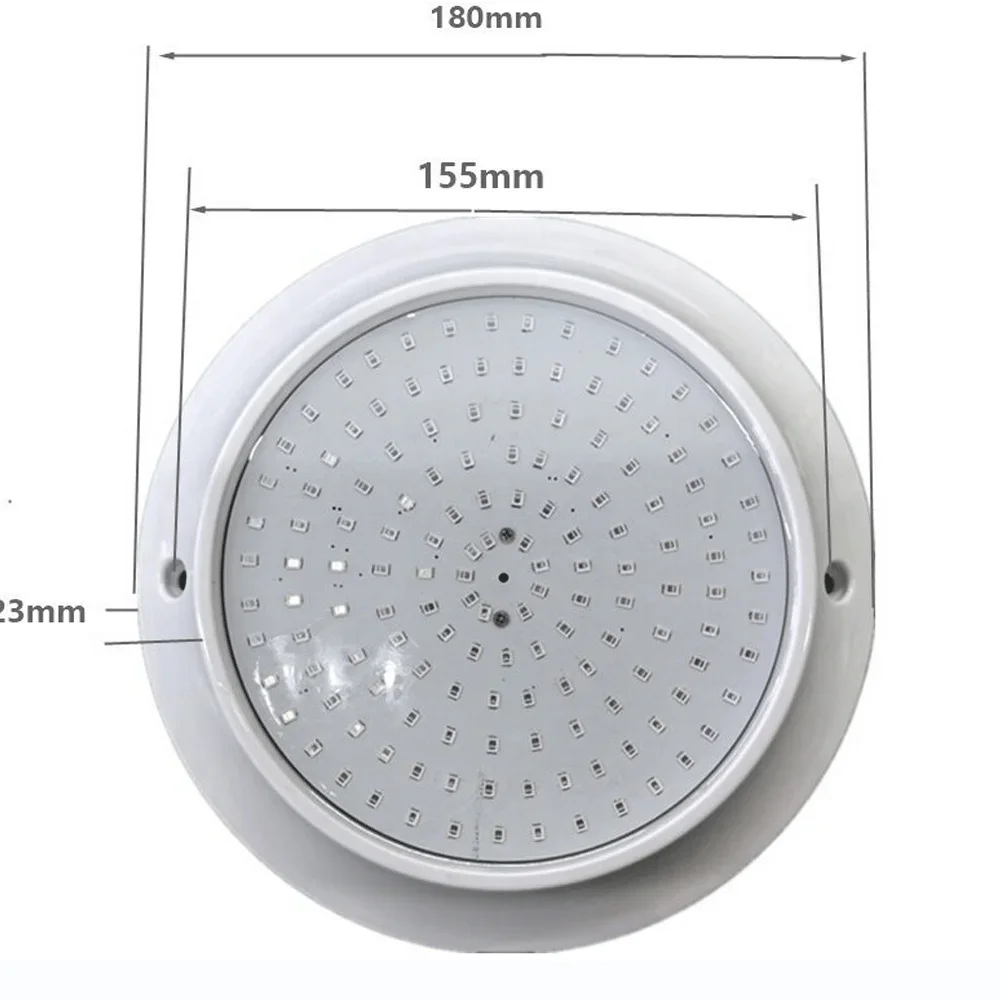 Imagem -03 - Luz de Piscina Subaquática Led Rgb Controle Bluetooth App Lâmpada de Paisagem Exterior e Interior Pond Spotlight Dc12v 25w