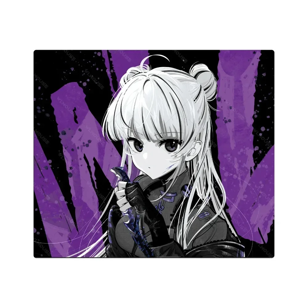 Wl mouse pad xsoft 4mm 49x42x4 espessura alta densidade superfície lisa controle neutro fps gaming gear teclado periférico