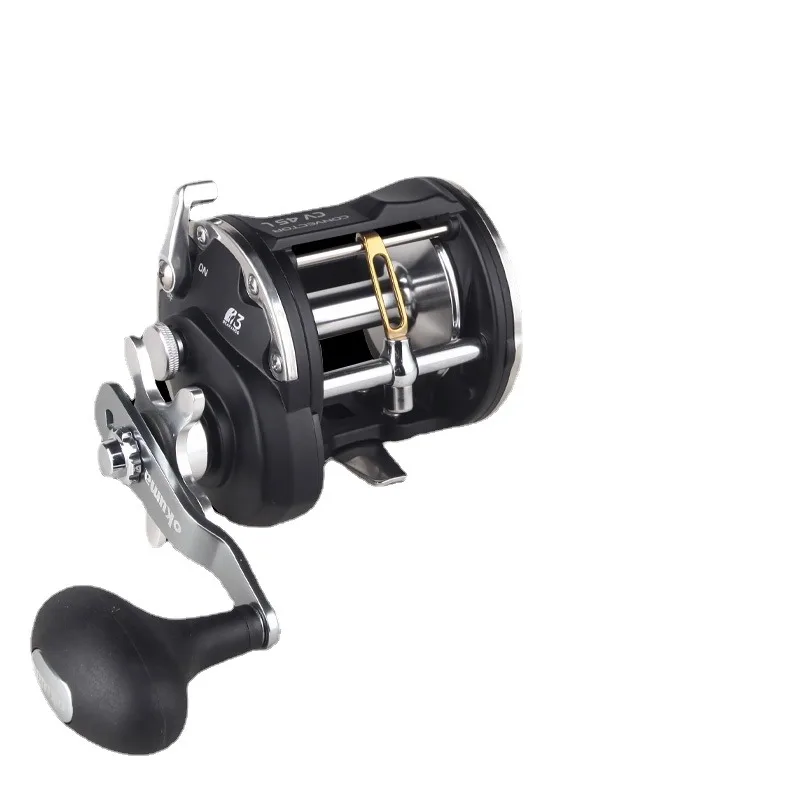 Imagem -04 - Okuma Convector Ice Water Fishing Reel Cv45l Convencional Redondo