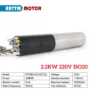 CNC 수냉식 냉각 ATC 스핀들, 영구 전원 자동 공구 체인저, 금속 220V CNC 라우터 키트, 2.2KW ISO20, 24Z 2
