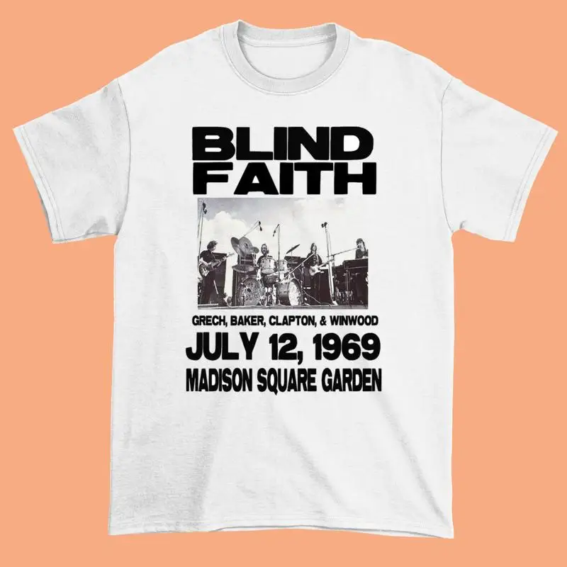 Blind Faith Band WHITE Cotton  Size S To 4XL T Shirt HT063