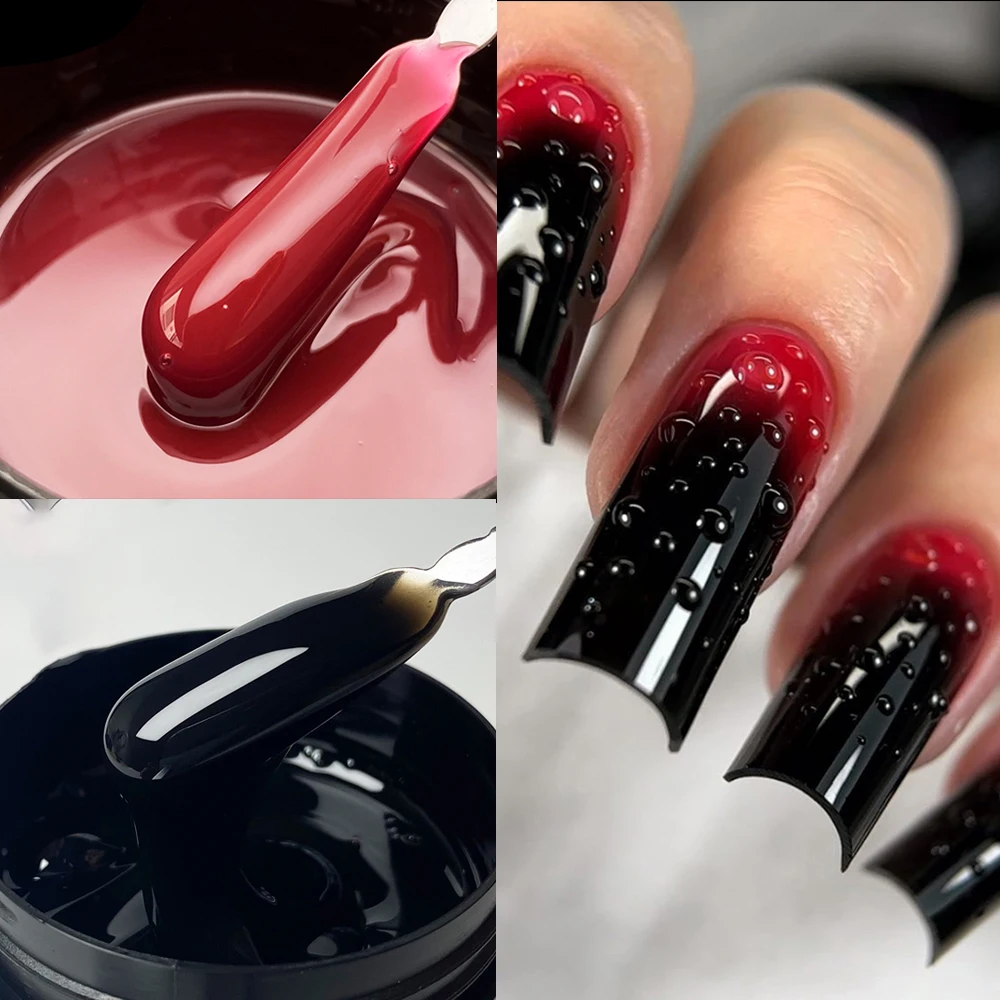 

Jillnails 2 шт. 100 г бордовый черный набор гелей для наращивания ногтей наборы для наращивания ногтей