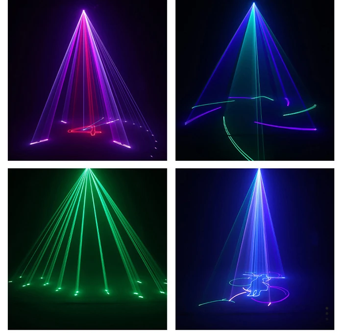 15W Laserlicht mit RGB-Scanner ILDA mit Sicherheitsschlüssel Fernbedienung DMX Disco Party Bankett Hochzeit Performance Bühnenlicht – Detail 5