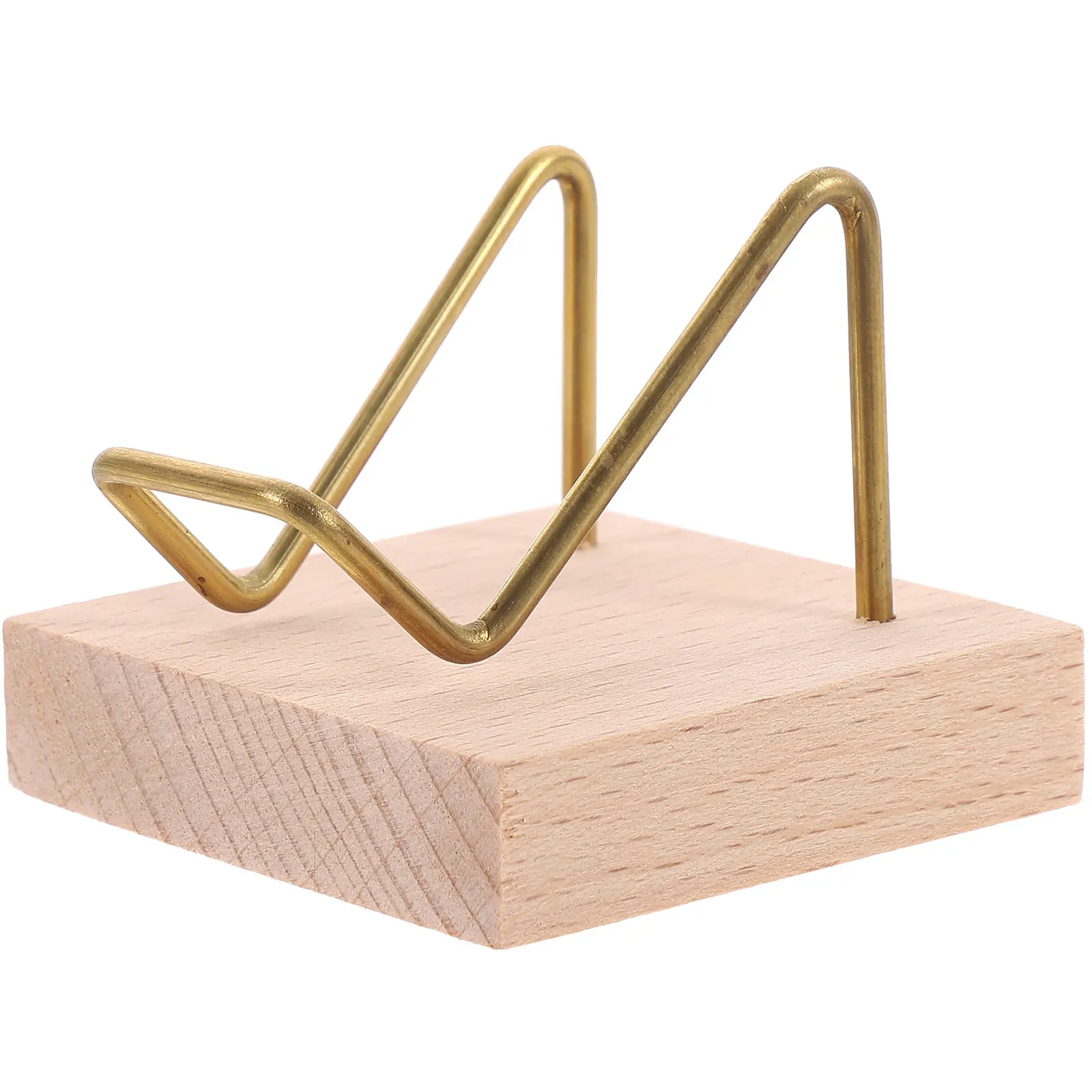 

Компактная металлическая подставка-держатель с деревянным основанием для минералов, камней, кораллов, домашнего декора, коллекционных предметов