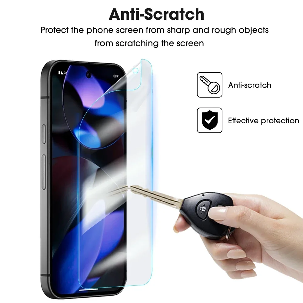 For Google Pixel 9/9 Pro/9Pro XL Hydrogel Film Soft Screen Protectors HD Clear Anti-scratch Tempered Glass Camera Lens Films
