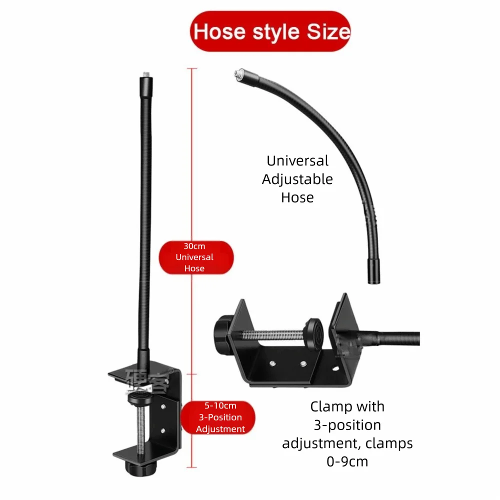 360 °   دوران حامل كاميرا صغير لا اللكم قابل للسحب رصد السرير قوس كليب تثبيت ل Xiaomi Ezviz TP-LINK