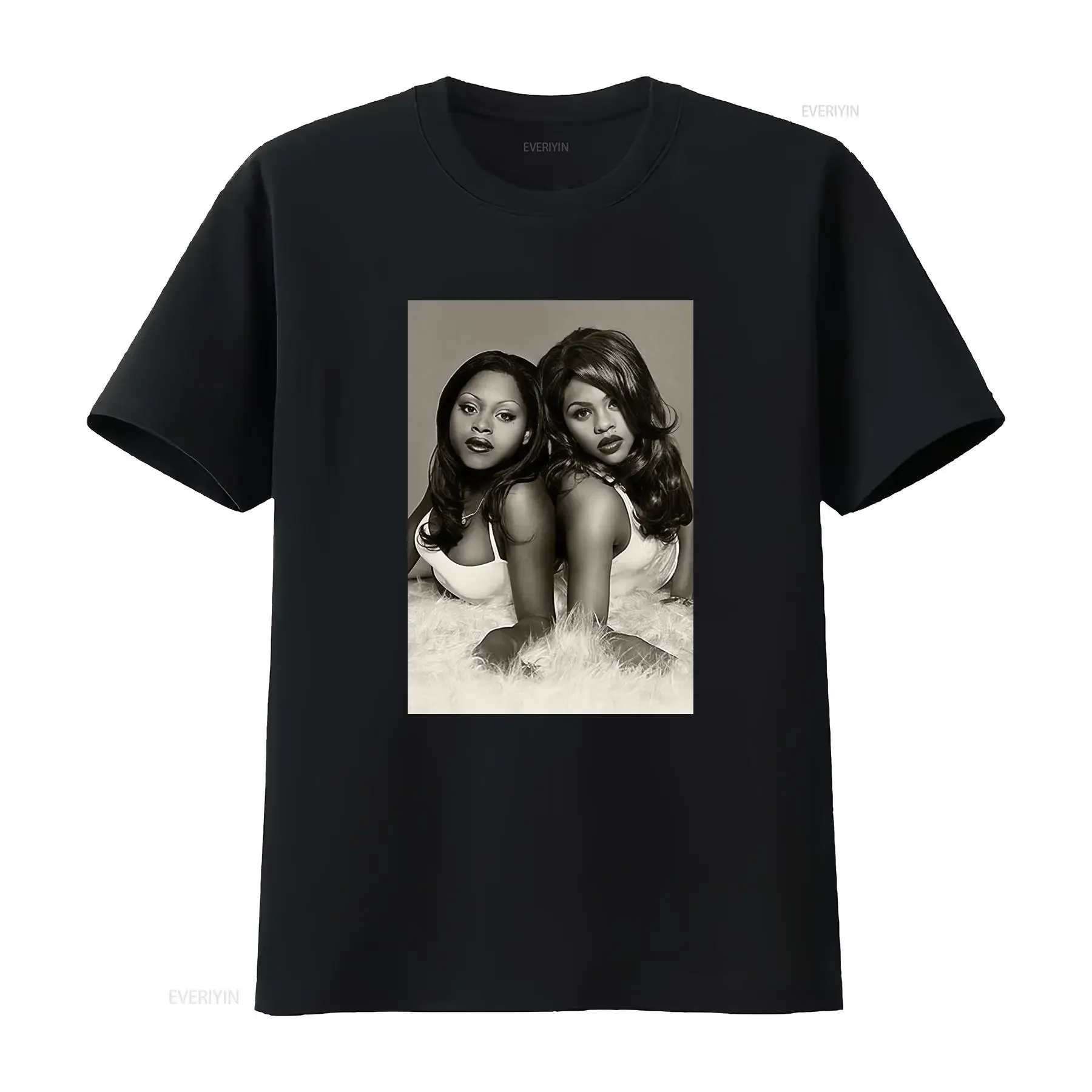 90s Rap Iconic Lil Kim And Foxy Brown T Shirt Available in S M L 2XL 3XL 4XL MR409 vintage Washed streetwear Soft graphic