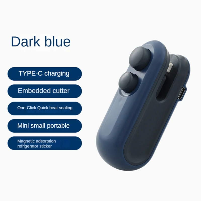 USB อาหารเครื่องซีลถุงความร้อนเครื่องซีลในครัวเรือนขนาดเล็กความดันกระเป๋าซีลเปลี่ยนขนมขบเคี้ยวซีลคลิป-B