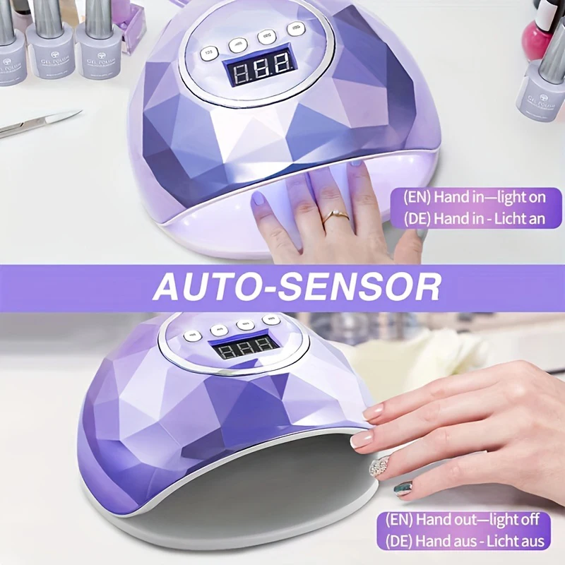 UV LED Nail Drying Lamp 86W Nail Lamp 39LEDS Gel Polish Dryer Professional Manicure Lamp With Smart Sensor Manicure Tools