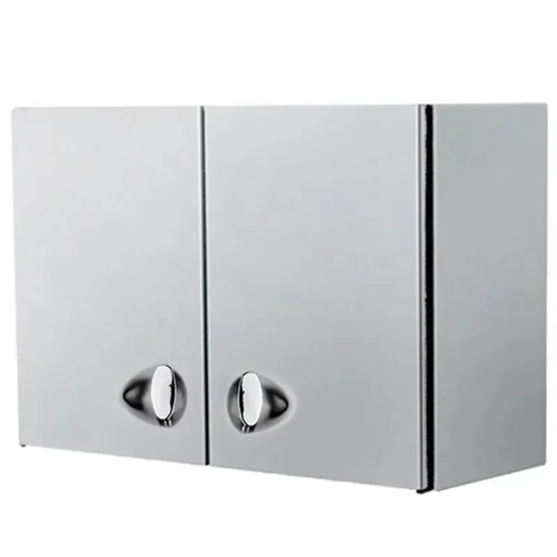 تخصيص المطبخ الصناعي جدار فولاذي مقاوم للصدأ خزانة معلقة خزانة الأبواب المنزلقة