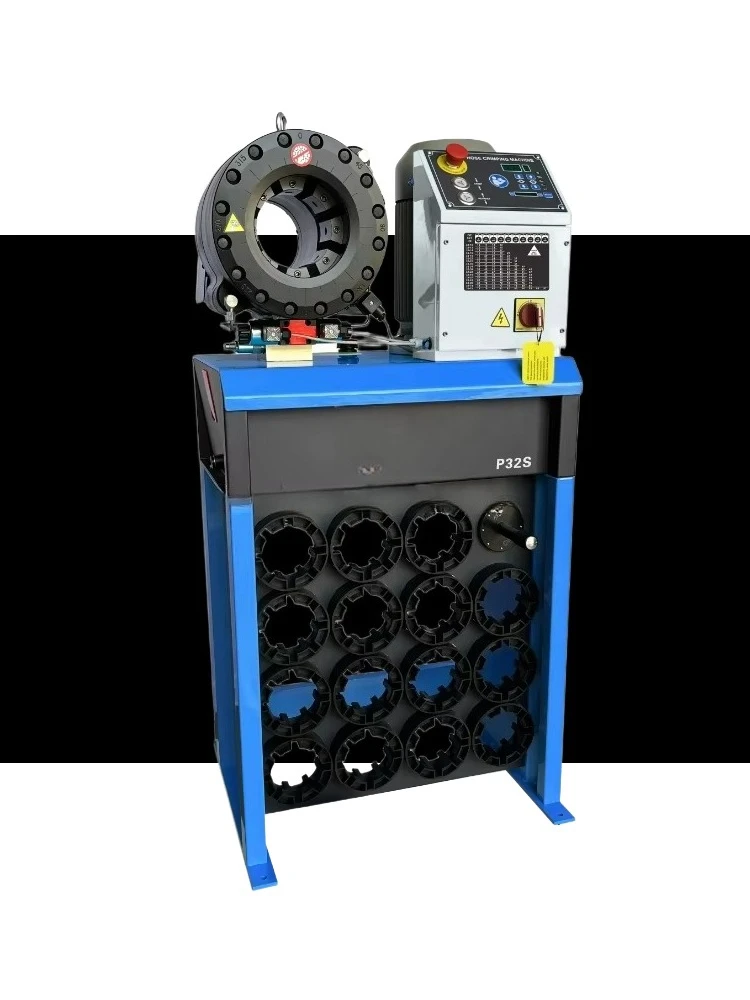 GOLED P32S Hydraulic Hose Crimping Machine Gear 1/4-2 Inch (10-87mm) Pressing Range Motor Silent Pump High Efficiency