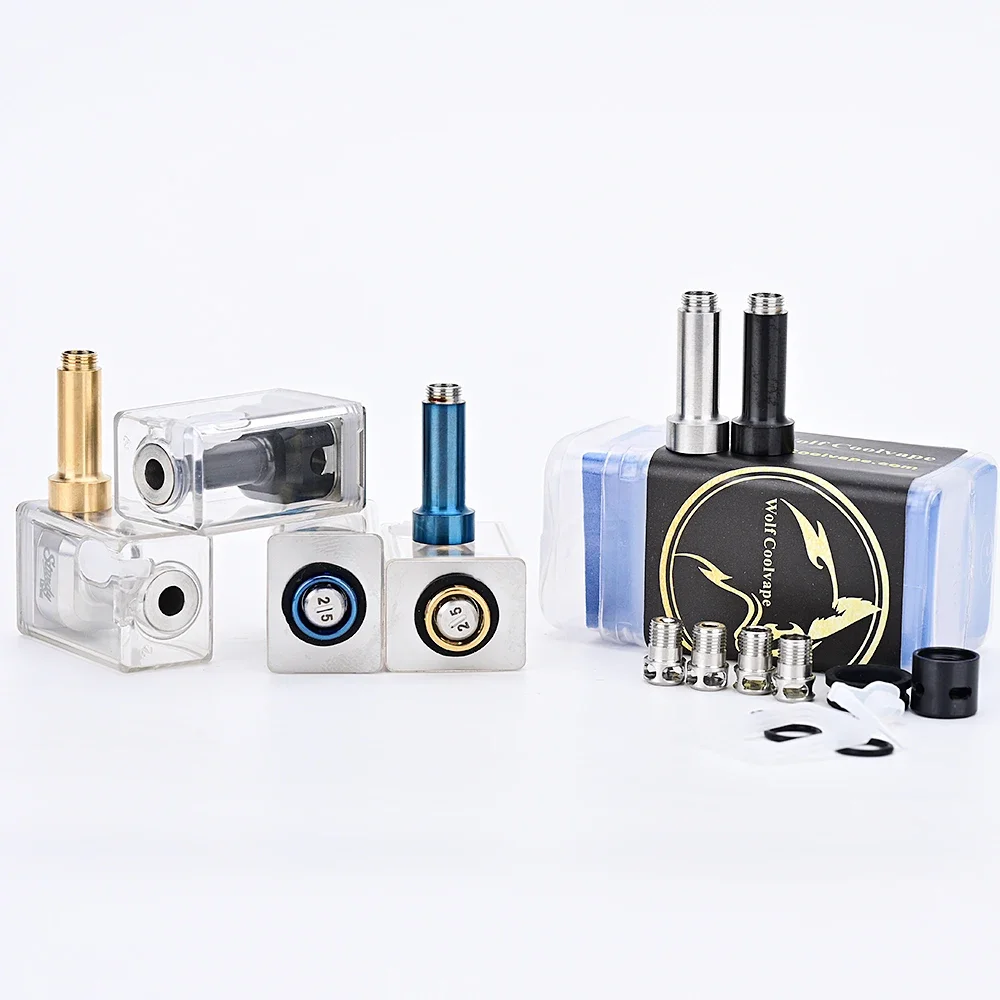 Wolfcoolvape RBA ทนทาน One Boro ชุดถังสําหรับ dotAIO V1 V2 Lite BB Billet กล่อง Mod Vape Atomizer Rebuildable ชุดถัง
