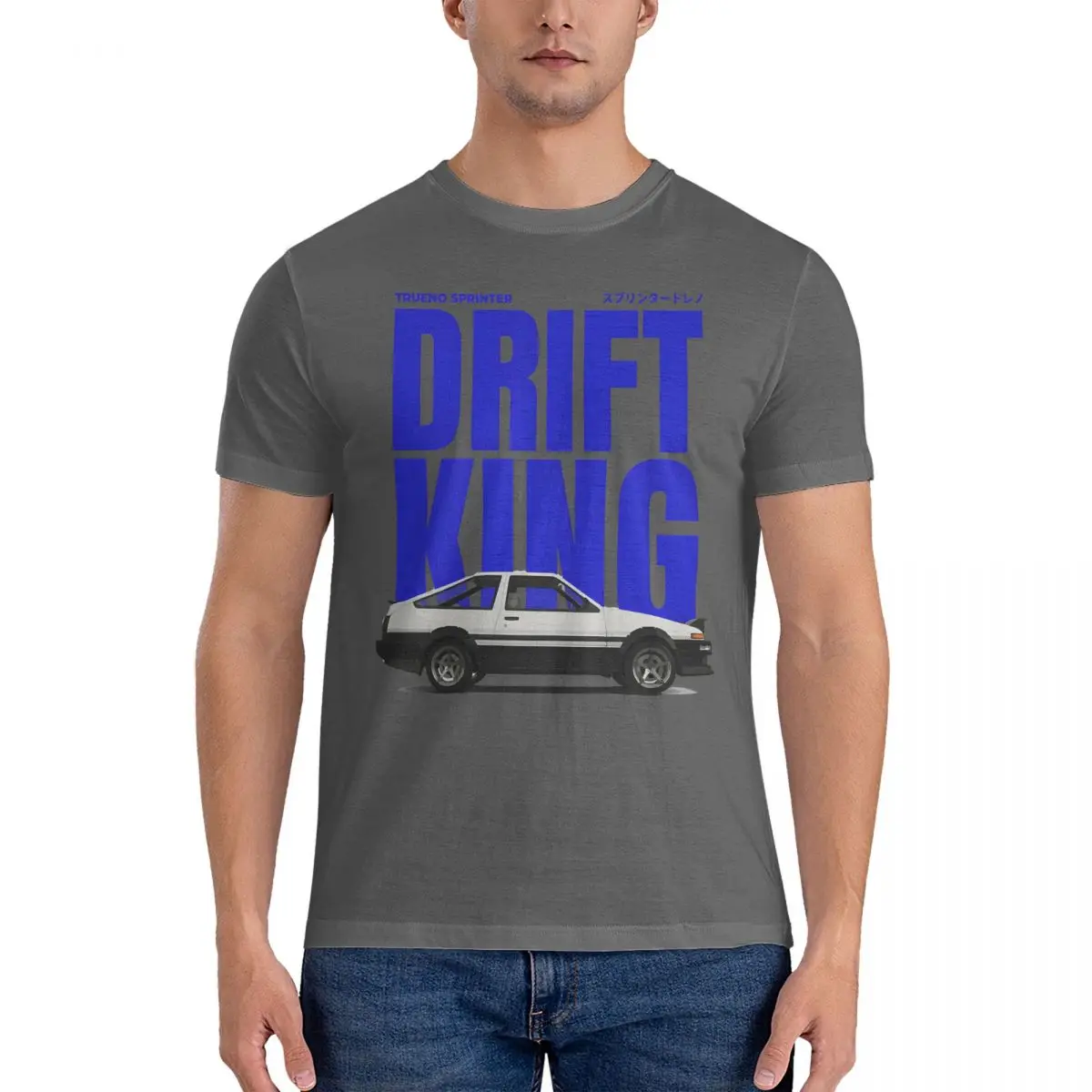 Toyota Trueno Sprinter JDM Auto Aufkleber T-Shirt für Männer reine Baumwolle Neuheit T-Shirts runden Kragen anfängliche D T-Shirts Kurzarm