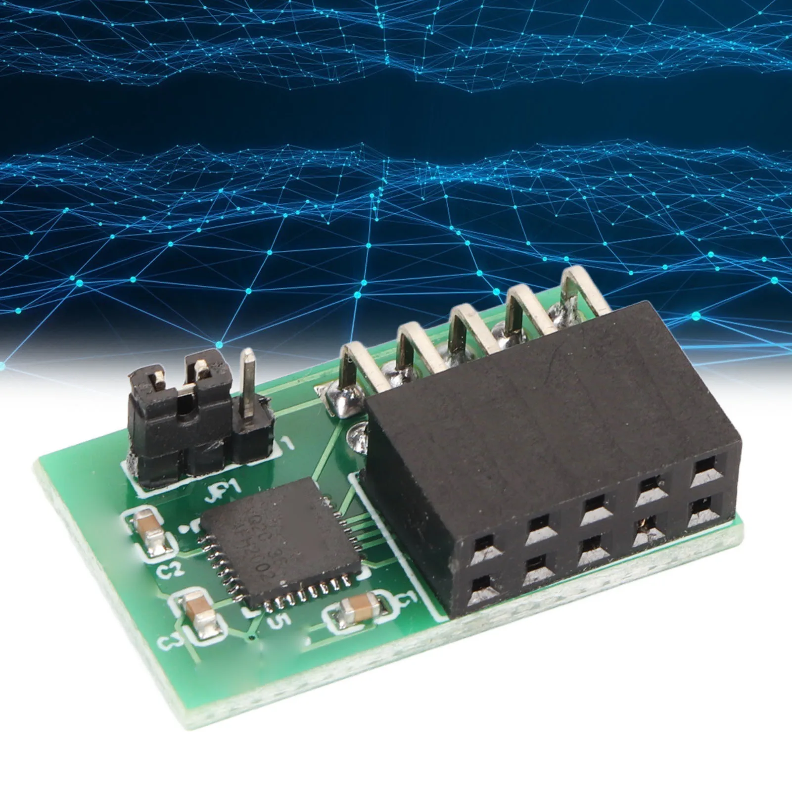 وحدة TPM 2.0 10Pin SPI 3.3V 9670 شرائح لوحدة الأمان المستقرة عالية الأمان SuperMicro