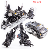 IN STOCK BAIWEI Ironhide Shockwave Sentinel Prime Bumblebe Transformation Toys Car Action Figure Deformation Robot Anime Model