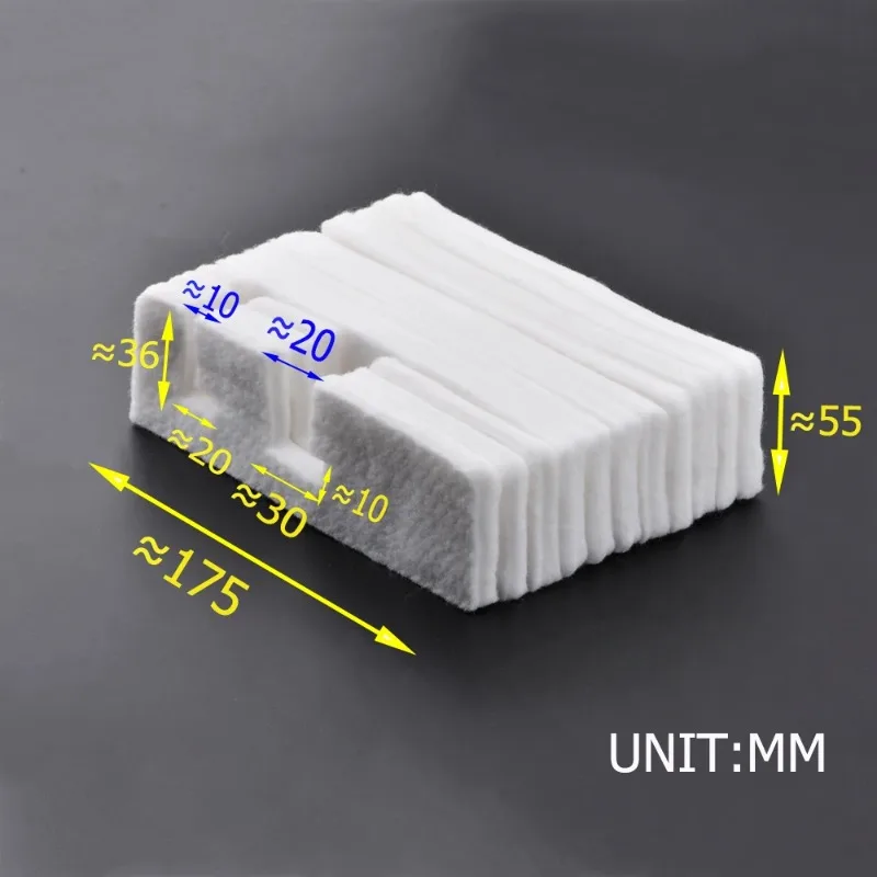 5Sets T6193 Maintenance Tank Absorbent Pad Sponge for Epson SureColor SC‑T3000 3070 3080 3200 T5000 5070 5080 5200 F6000 6070