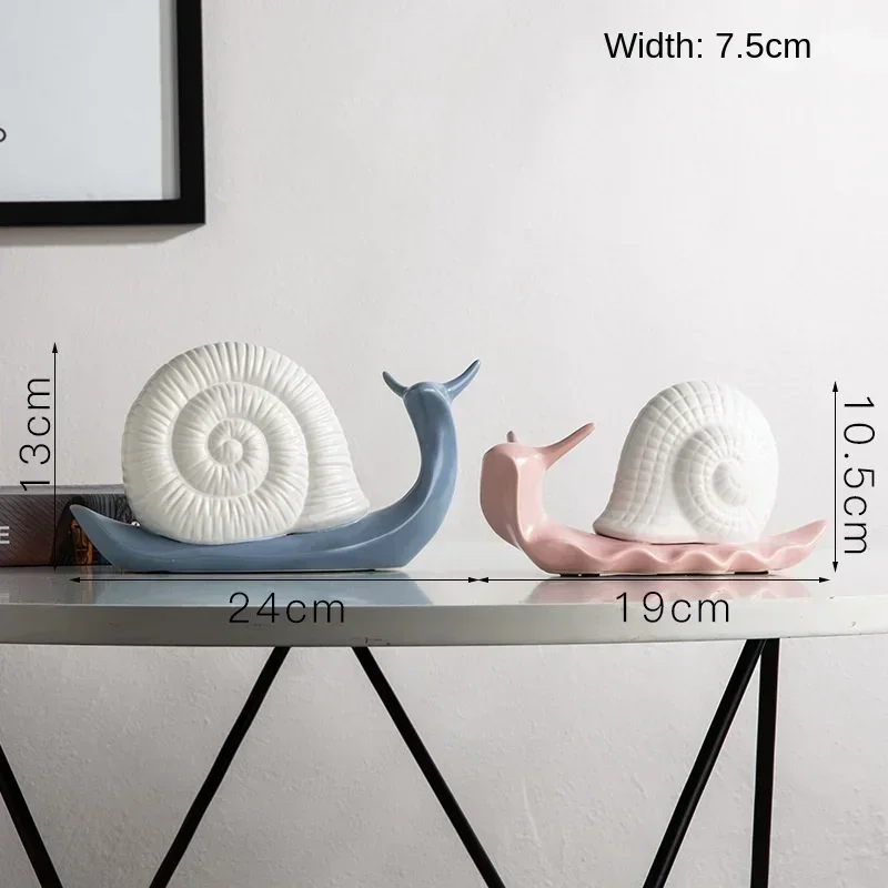 American country snail decoration living room wine cabinet bedroom decoration new house gift home accessories