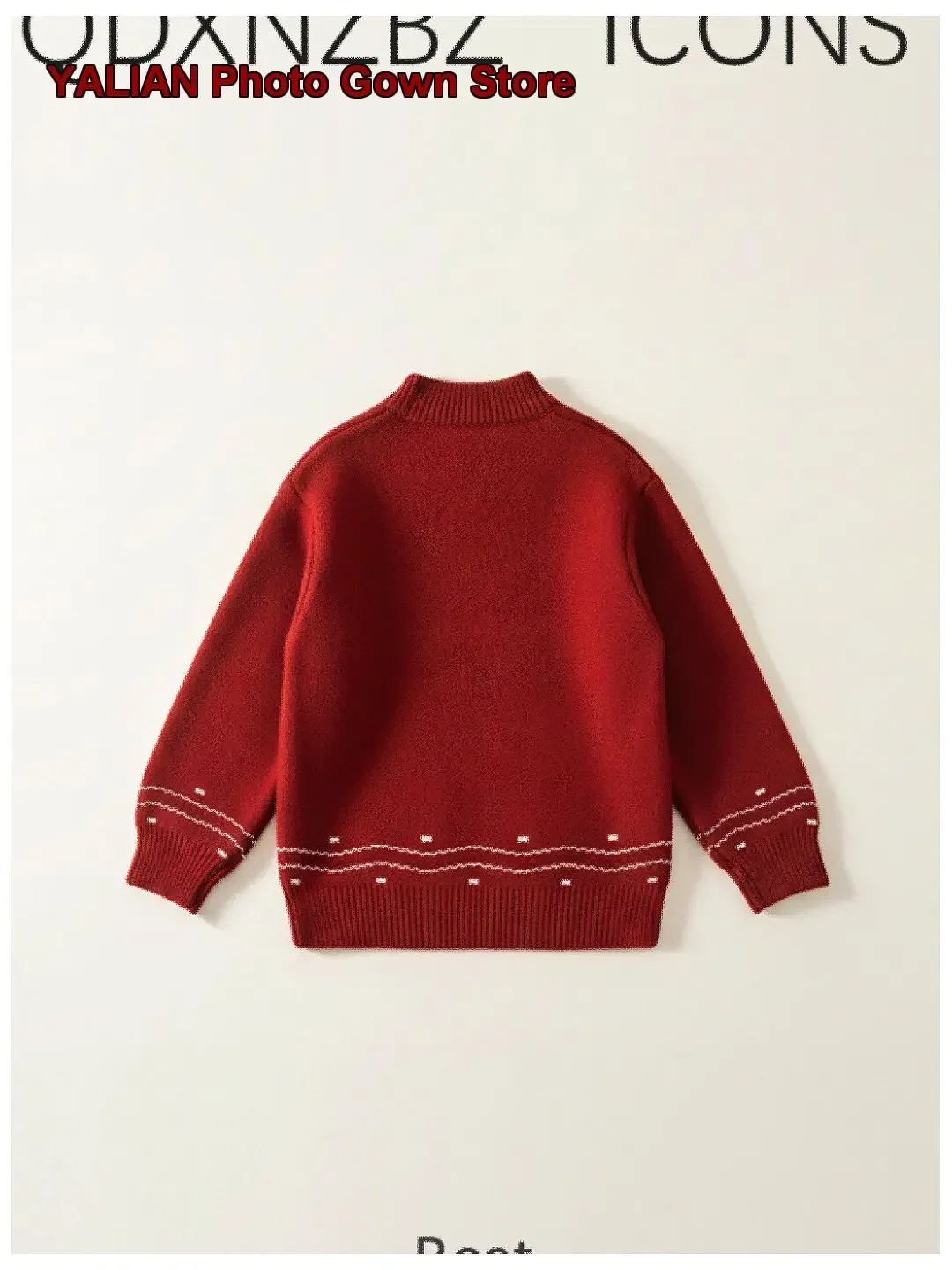 Boys Christmas Clothes Kids Festive Stylish Knit Top for New Year