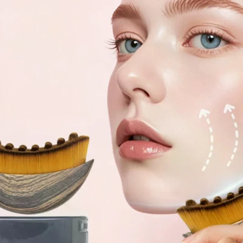 Lymphatic Contour Face Brush Dry Brushing Face Brush S Size Face Massager For Sculpting The Skin Massage Tool