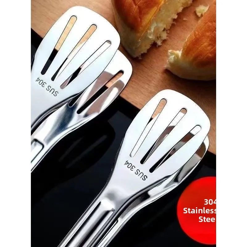 

Зажим для барбекю из утолщенной нержавеющей стали, специальный термостойкий кухонный зажим для еды, зажим для стейков, зажим для выпечки, для кемпинга и путешествий на природе