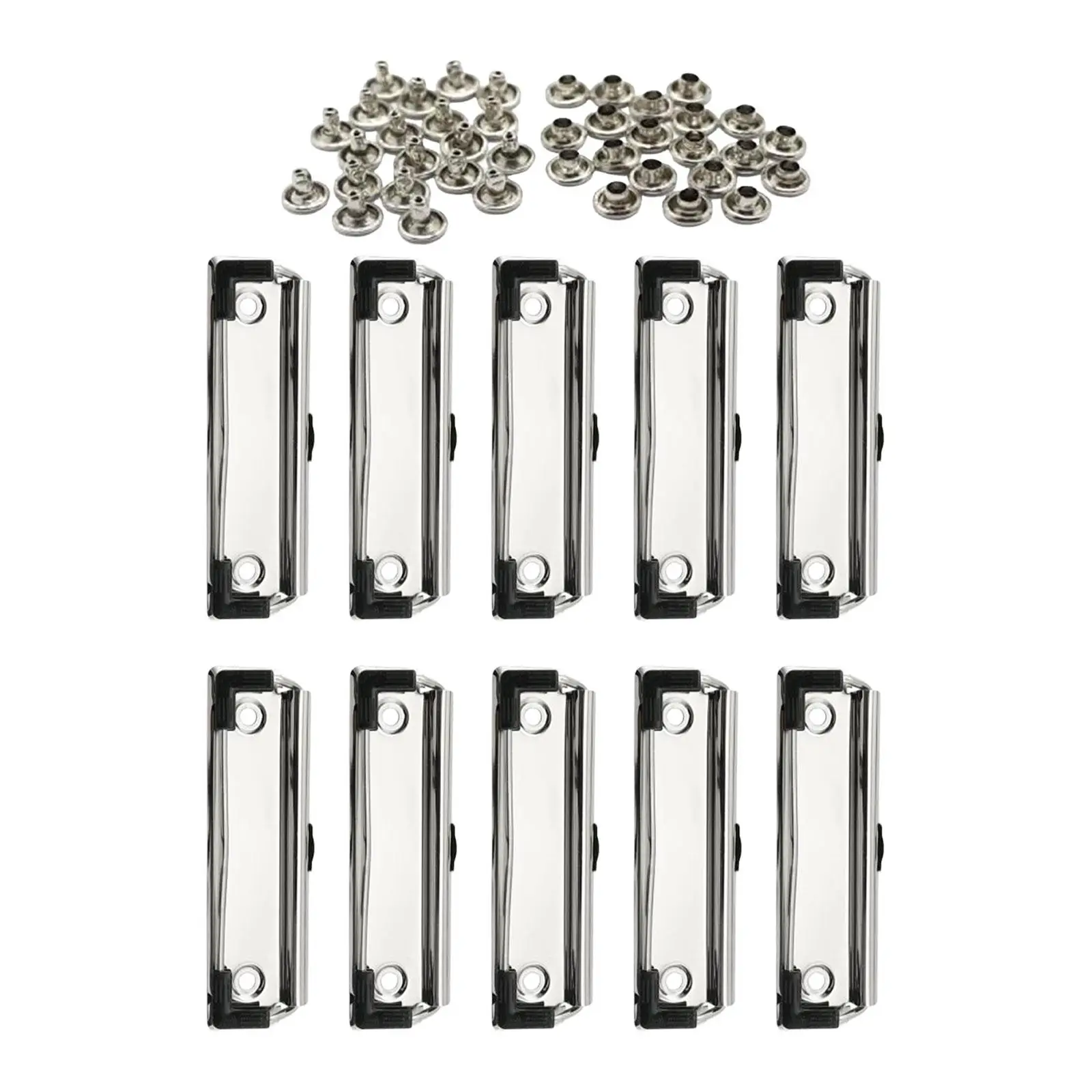 10 Stuks Klembord Klemmen Zware Veerbelaste Hardware Documentbord Clips Voor Dagelijks Gebruik Schoolbenodigdheden