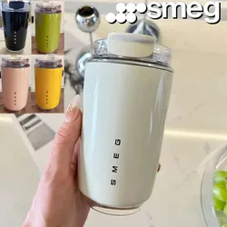 SMEG 240ML Insulated Water Bottles Car Mounted insulation cup Stainless Steel Drinking Bottle Coffee Cup Travel Mug Coffee