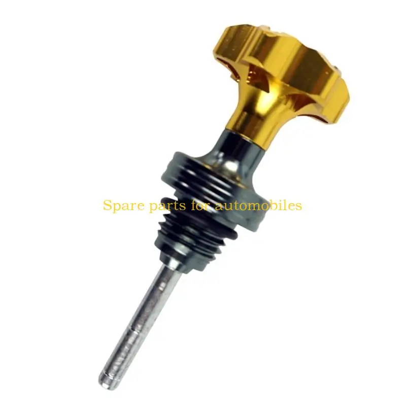 H58F محرك علبة المرافق مقياس الزيت دراجة نارية الملحقات محرك مقياس مقياس متر زيت الألومنيوم مقياس قبعات التوصيل #3