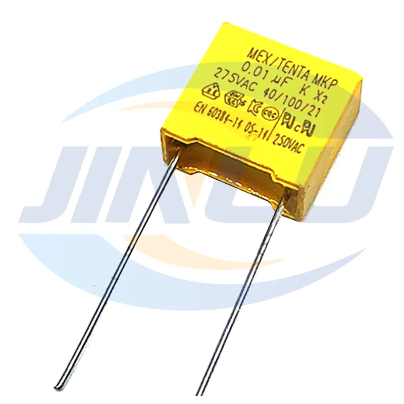 10pcs X2 Safety capacitor 10mm 275VAC 275V 0.01UF 0.022UF 0.033UF 0.047UF 0.1UF 0.15UF 0.22UF 0.33UF 0.47UF Polypropylene film
