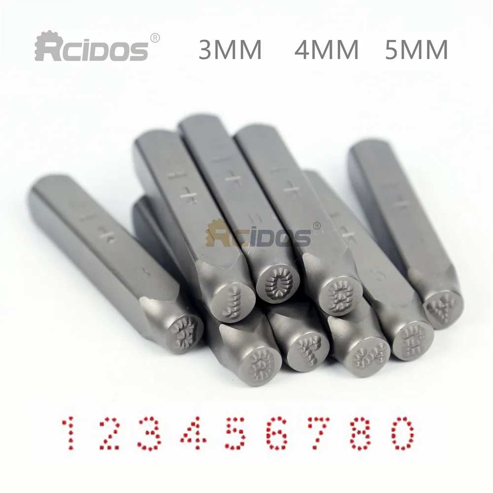 

Letters 3/4/5MM Dot stamps,RCIDOS Steel word punch stamp/matrix stamp letters, A-Z & 27pcs /box