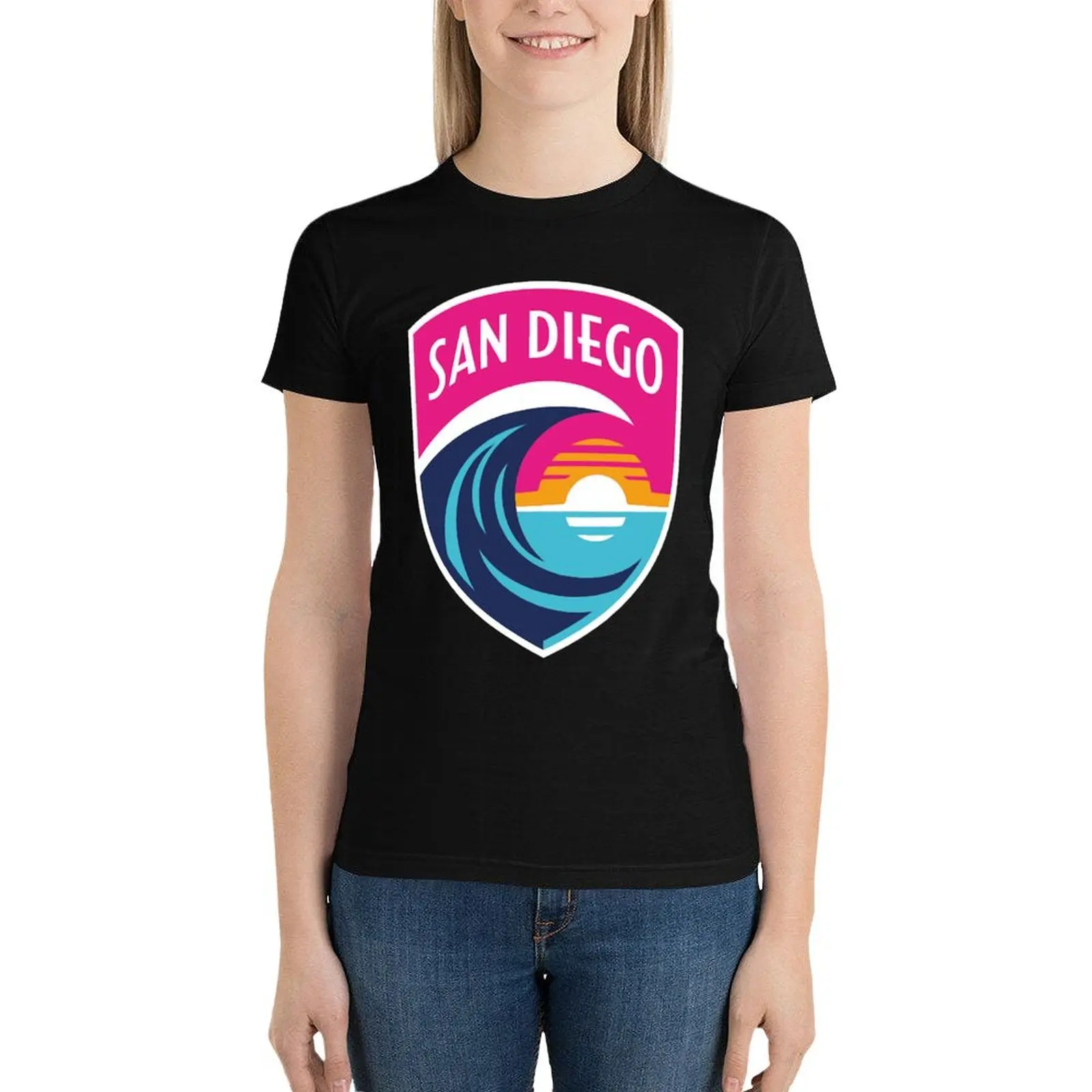 

San Diego Wave FC T-Shirt tees cute clothes funny Women clothing