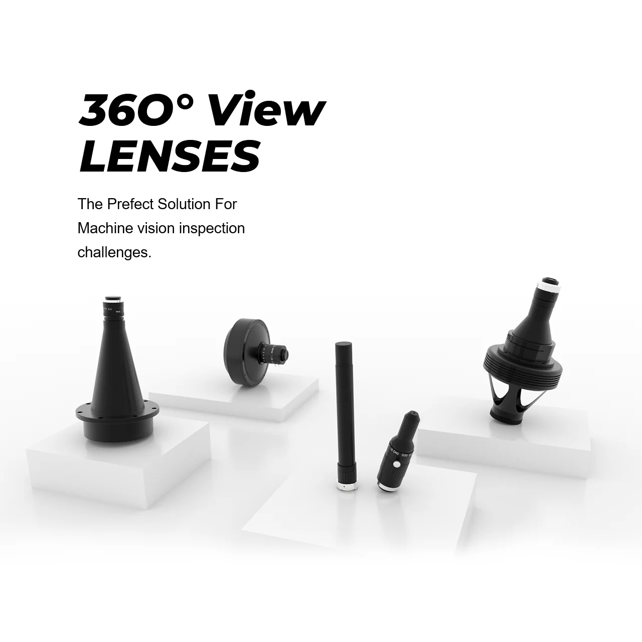 Ultra-high Resolution 360 Multi-Angle Imaging Lens Machine Vision Lens for Side Top Inspection Vision Datum