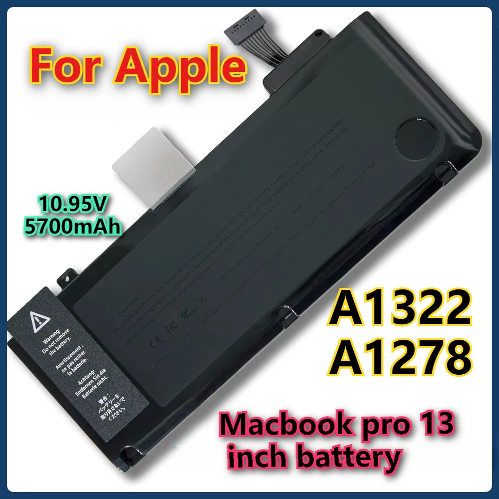 

A1322 A1278 Battery for Apple Macbook Pro13 Inch Mid 2012, 2010, 2009, Early 2011. Tools Kits for laptops.