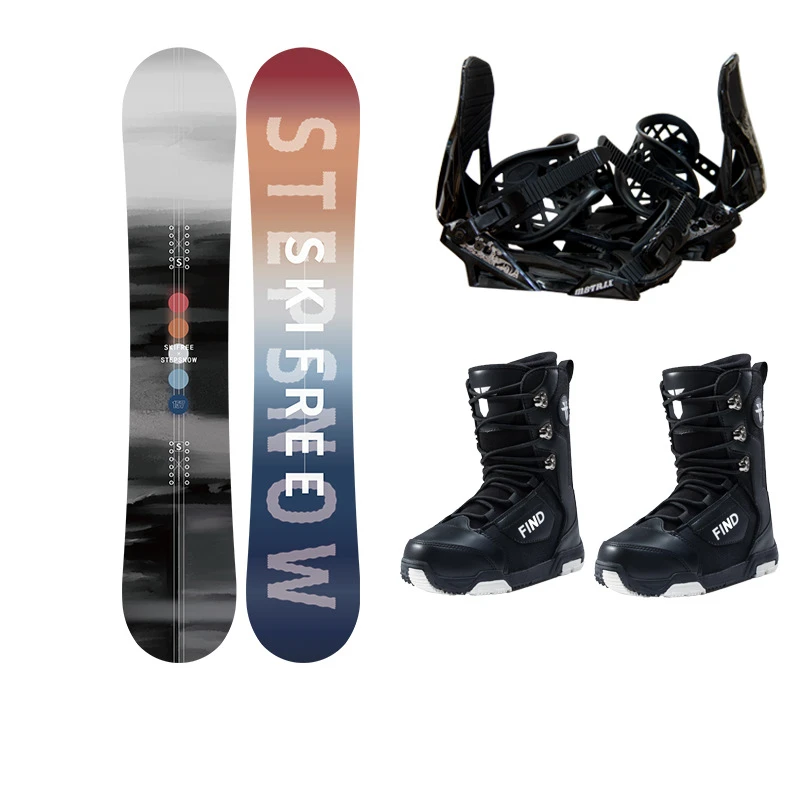 

High Quality Factory Wholesale Ski and Snowboard Core Snowboard Boots Bindings Set for Winter Sport Ski Resort