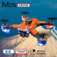 M2S Mini Drone Professional 8K HD Camera Obstacle Avoidance Aerial Photography Optical Flow Positioning Foldable RC Quadcopter