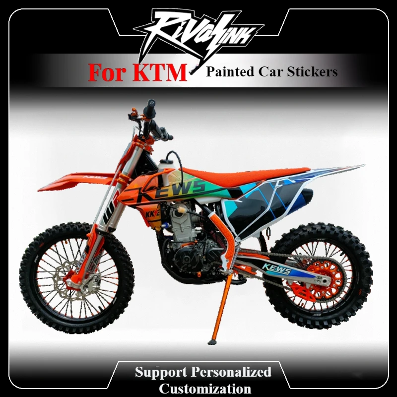 

OTOM Motorcycle Stickers Kit Customize Anti-scratch Backgrounds Decals for KTM SX SXF XCF 2016-2018 EXC XCW 24-25 Moto Decals