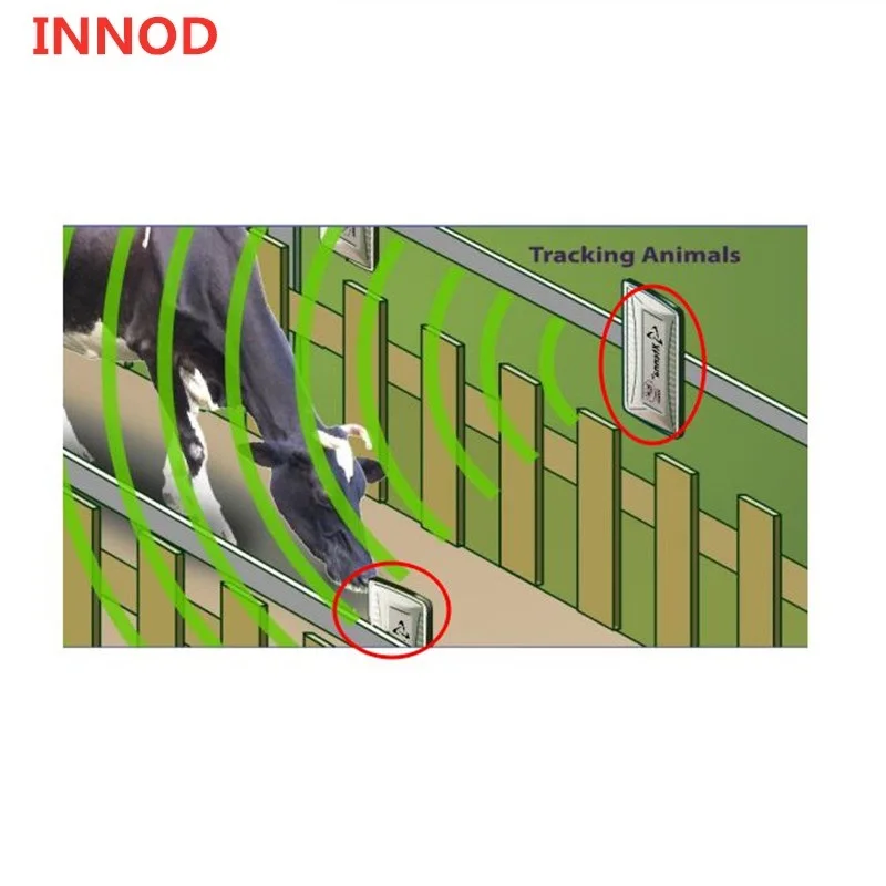 Vieh-Tasing-Zählung, UHF-RFID-Ohrmarke, Tierohrmarke, 860–960 MHz
